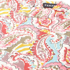 Women’s Pure Cotton Angrakha Kurti with Floral Print | 3/4 Sleeves | Adjustable Side Tie | Sizes S–XXL