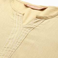 Elegant Short Kurti for Women – 3/4 Sleeves | Round Neck |