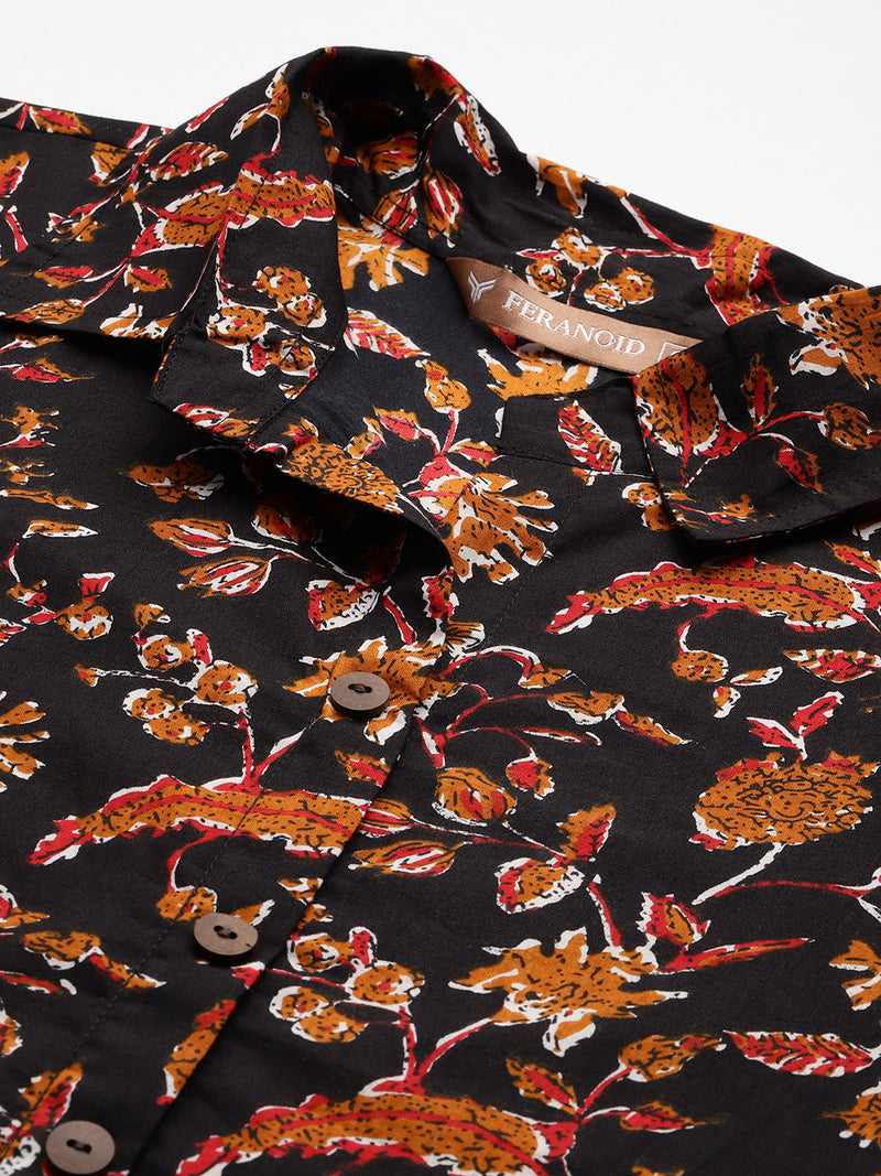 Versatile Collared top with 3/4 Sleeves for Women – Elegant & Casual