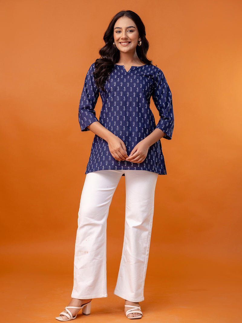 Elegant Printed top – Soft Cotton, Everyday Style, Sizes S–XXL.
