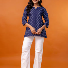 Elegant Printed top – Soft Cotton, Everyday Style, Sizes S–XXL.