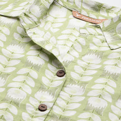 Versatile Collared Shirt with 3/4 Sleeves for Women – Elegant & Casual