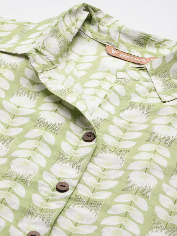 Versatile Collared Shirt with 3/4 Sleeves for Women – Elegant & Casual