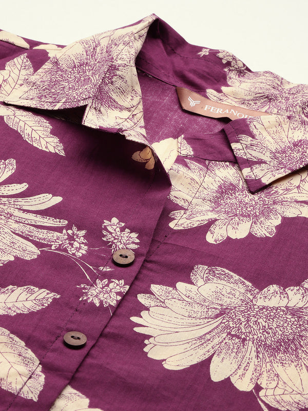 Versatile Collared top with 3/4 Sleeves for Women – Elegant & Casual