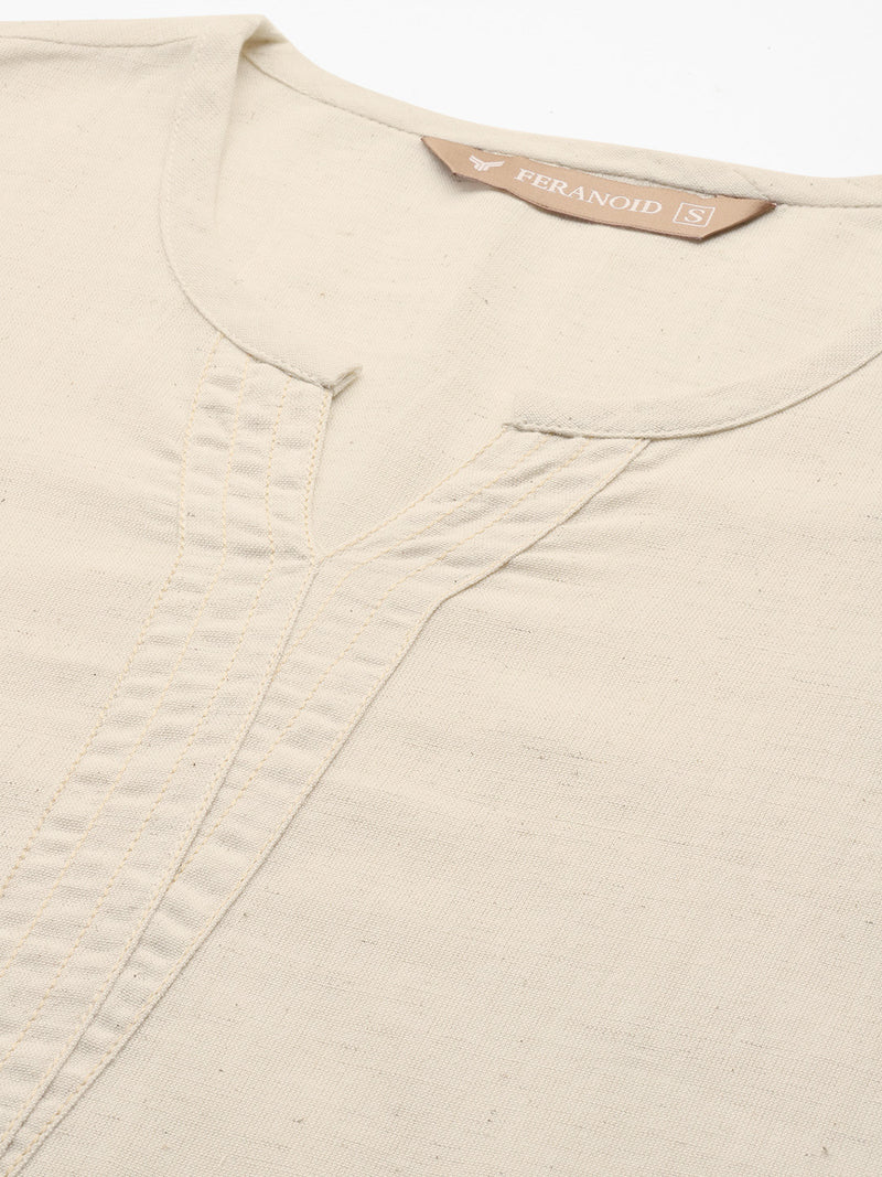 Elegant Short Kurti for Women – 3/4 Sleeves | Round Neck |