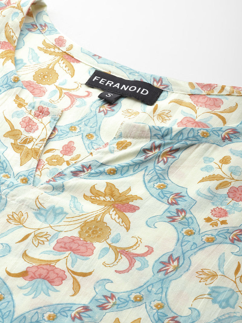 Feranoid Big V-Neck Kurti