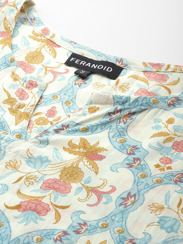 Feranoid Big V-Neck Kurti