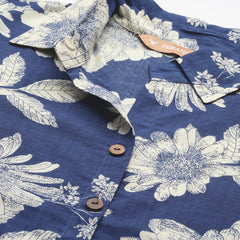 Versatile Collared Shirt with 3/4 Sleeves for Women – Elegant & Casual