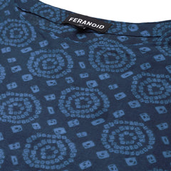 Cotton Boat Neck Sleeveless Straight Kurti