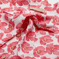 Elegant Bow Collar Cotton Shirt for Women - Stylish & Comfortable