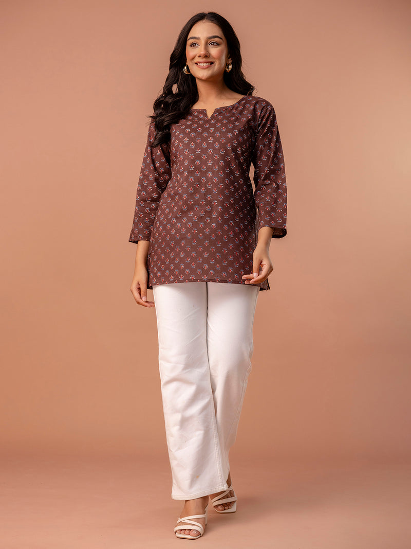 Elegant Printed top – Soft Cotton, Everyday Style, Sizes S–XXL.
