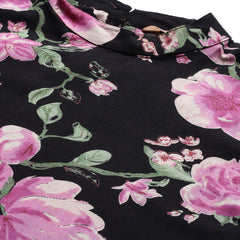 Floral Sleeveless Cotton Co-Ord Set with Choker Neckline – Pure Cotton | Sizes S–XXL