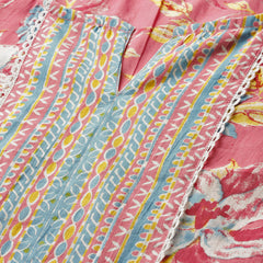 Empress Long Kurta for Women - V-Cut Neckline with 3/4 Sleeves