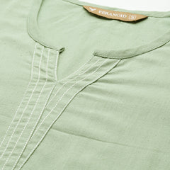 Elegant Short Kurti for Women – 3/4 Sleeves | Round Neck |