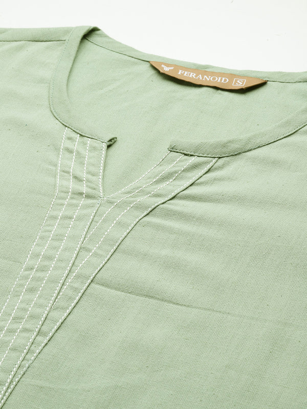 Elegant Short Kurti for Women – 3/4 Sleeves | Round Neck |