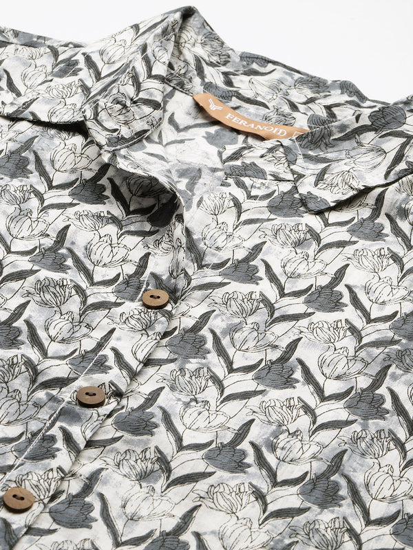 Versatile Collared top with 3/4 Sleeves for Women – Elegant & Casual