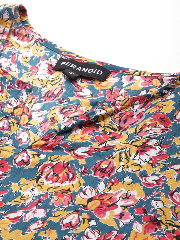 Feranoid Big V-Neck Kurti