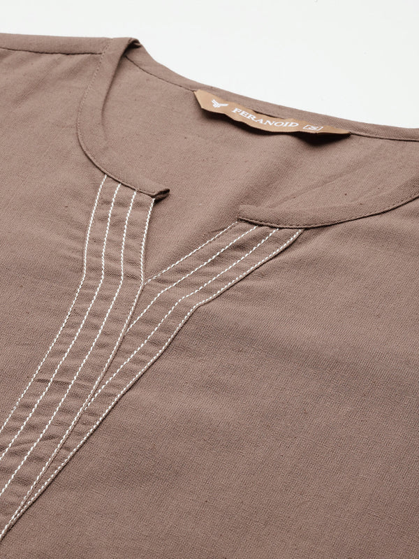 Elegant Short Kurti for Women – 3/4 Sleeves | Round Neck |