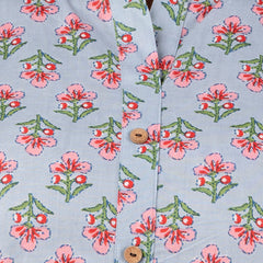 Feranoid Straight Knee Length Grey Colour Kurta For Women