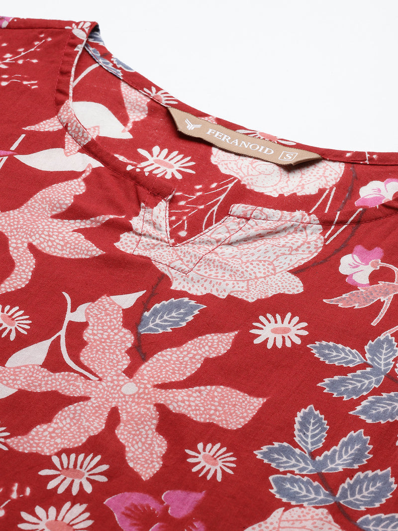 Floral Printed Cotton Co-Ord set – Breezy Prints, Chic Fit