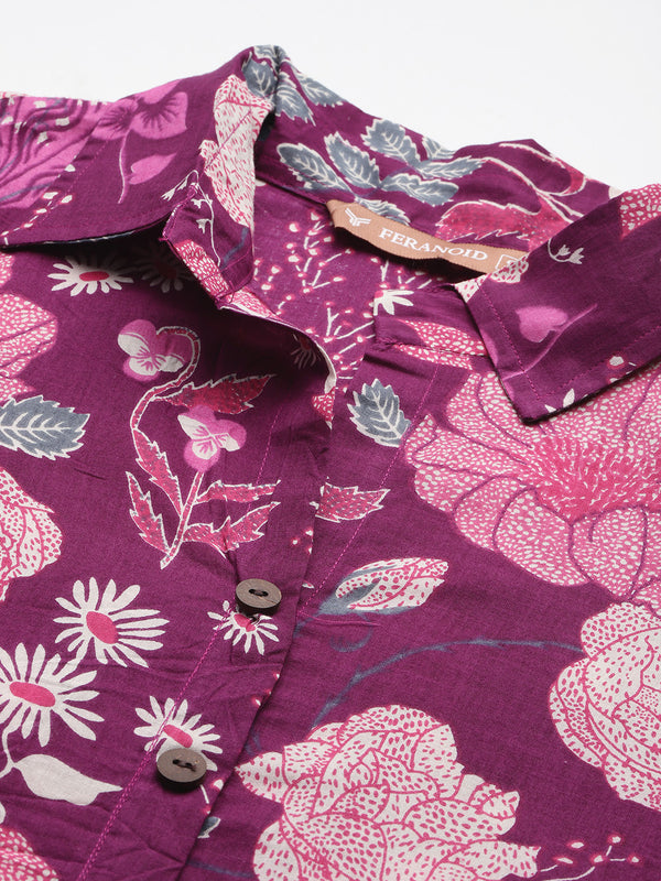 Versatile Collared Shirt with 3/4 Sleeves for Women – Elegant & Casual