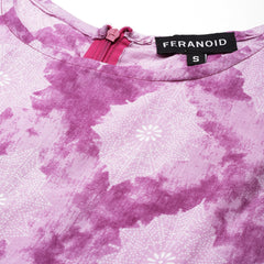 Cotton Printed Sleeveless Straight Long Kurti