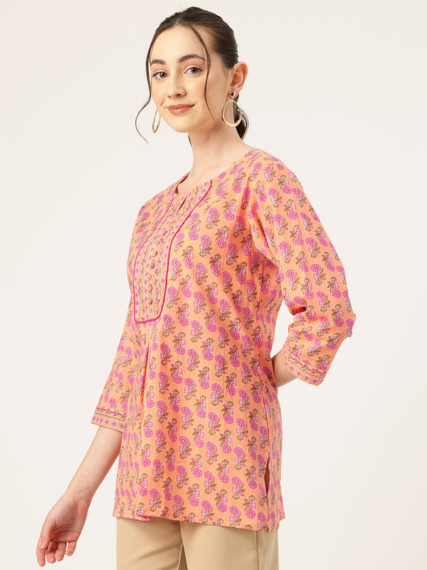 Elegant V-Cut Kurti for Effortless Style and All-Day Comfort,