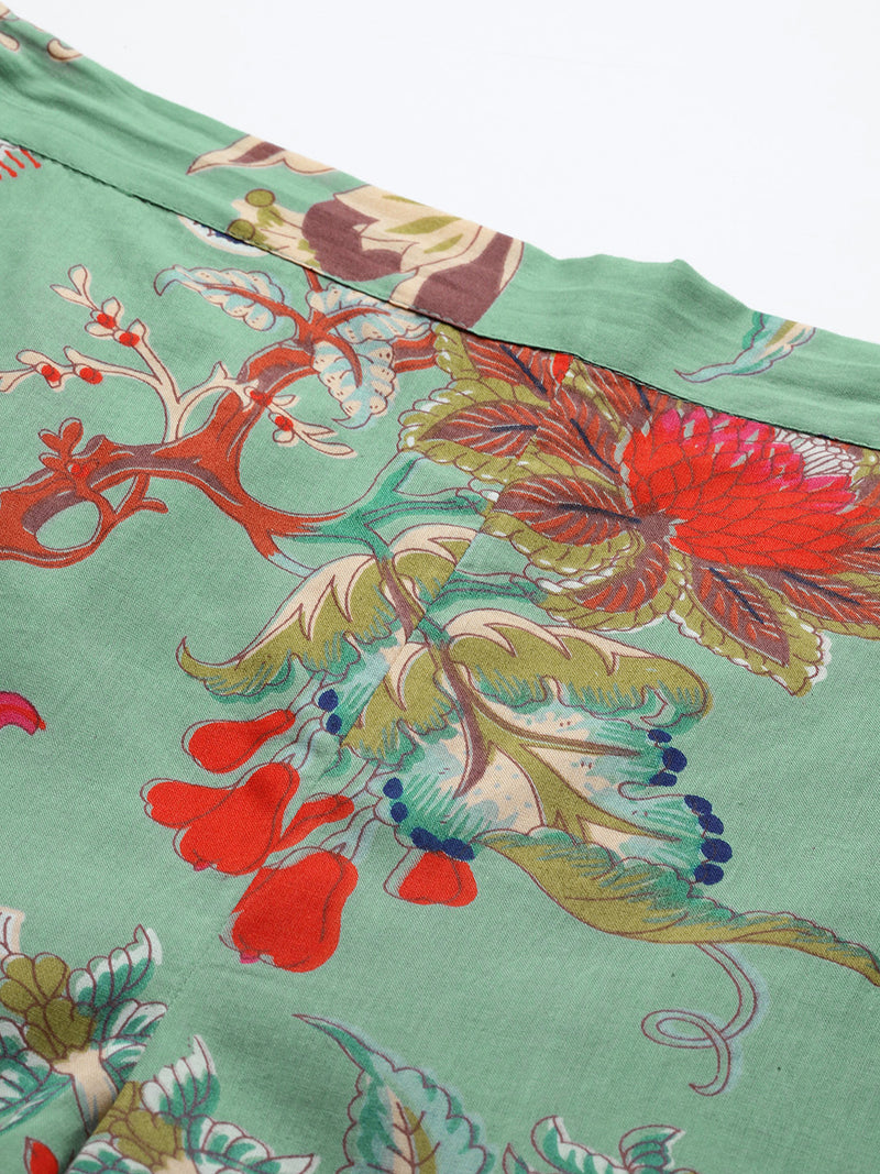 Printed Cotton Kurti & Pant Set – Breezy Prints, Chic Fit