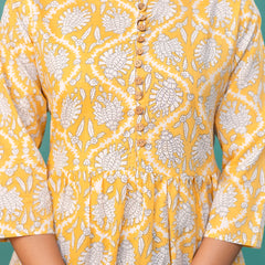 Top – Mandarin Collar, 3/4 Sleeves, Flattering Fit (Sizes S–XXL)
