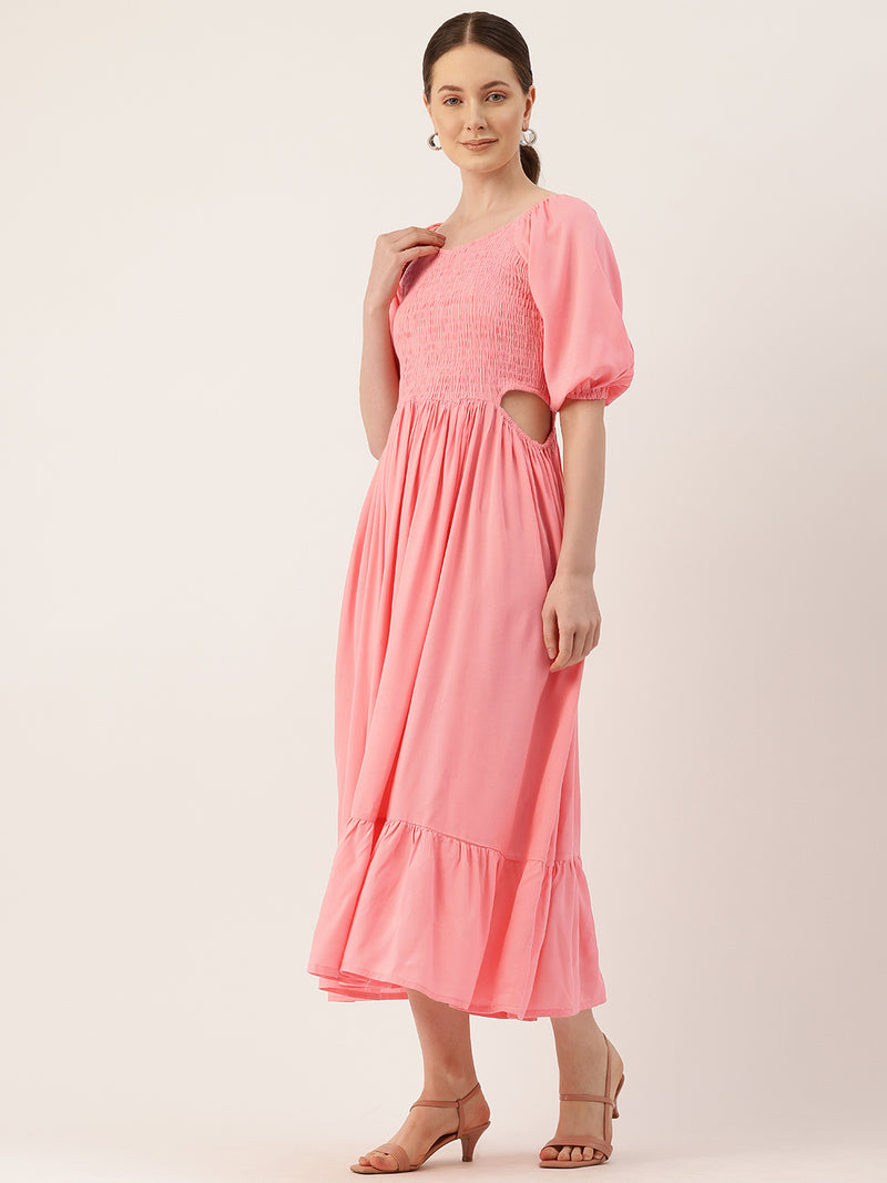 Women’s Floral Print Rayon Flared Dress | Soft & Lightweight | Casual Fit | Sizes XS–XXL