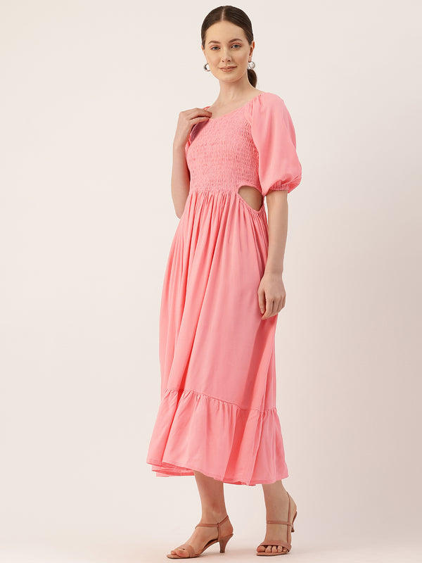 Women’s Floral Print Rayon Flared Dress | Soft & Lightweight | Casual Fit | Sizes XS–XXL