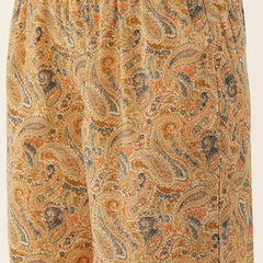 Multicolor Elegant Collared Co-Ord Set with Frill Detail & Elasticated Pants