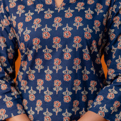 Elegant Printed top – Soft Cotton, Everyday Style, Sizes S–XXL.