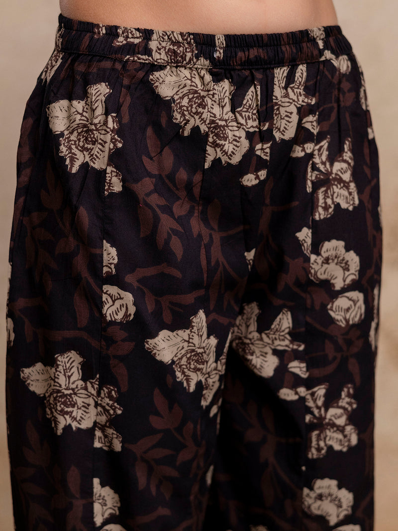 Women’s Elegant Cotton Printed Palazzos | Breathable & Flowy Fit