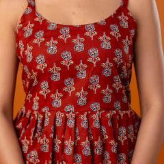 Strappy Peplum Top – Flattering Fit, All-Day Comfort, Sizes XS–XXL.
