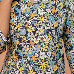 Elegant Printed Short Kurti – Soft Cotton, Everyday Style, Sizes S–XXL.