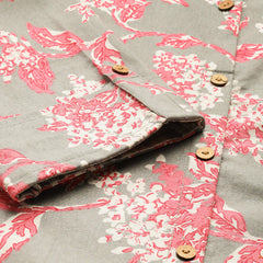 Printed Mandarin Collar top – Casual & Chic