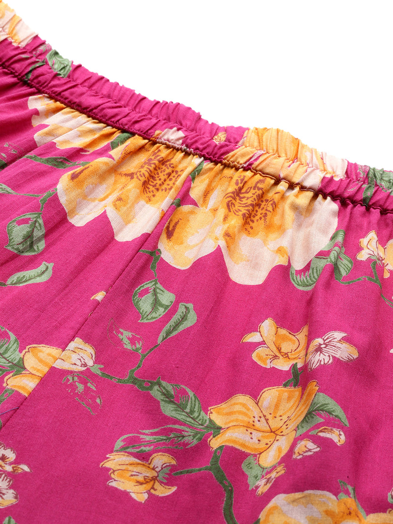 Floral Printed Cotton Co-Ord set – Breezy Prints, Chic Fit