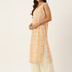 V-Neck Long Kurti