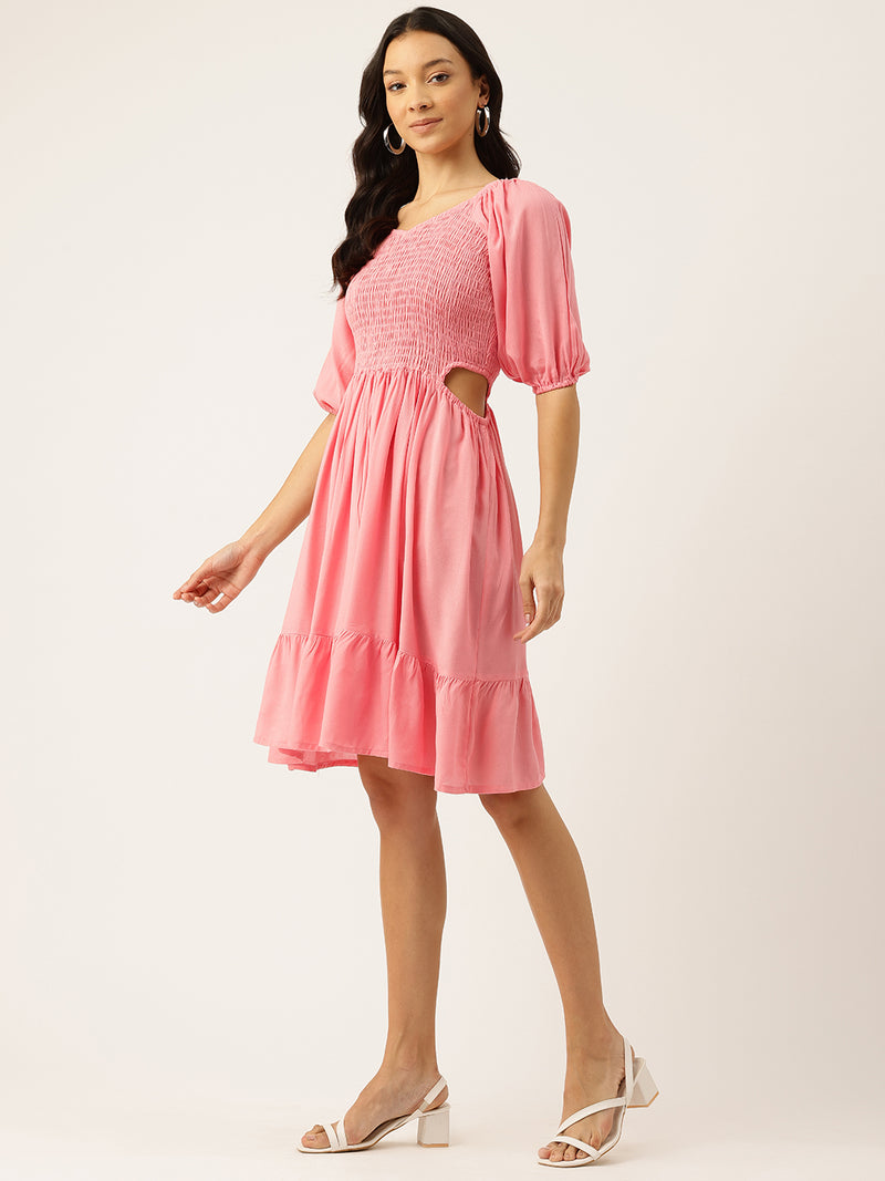 Women’s Floral Print Rayon Flared Dress | Soft & Lightweight | Casual Fit | Sizes XS–XXL