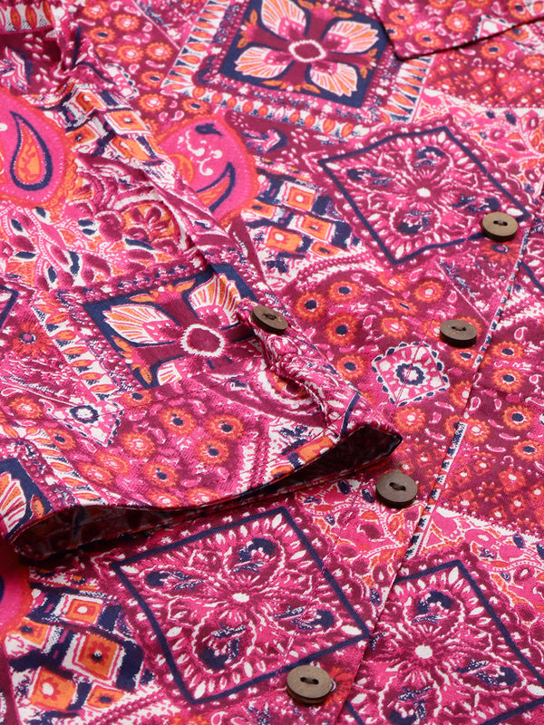 Versatile Collared top with 3/4 Sleeves for Women – Elegant & Casual