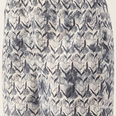 Grey Elegant Collared Co-Ord Set with Frill Detail & Elasticated Pants