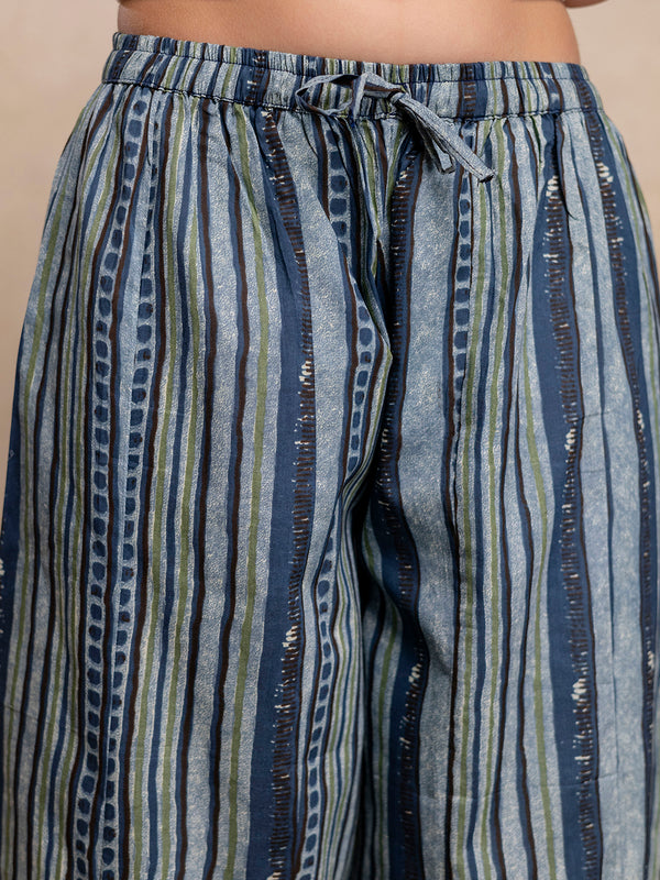 Women’s Elegant Cotton Printed Palazzos | Breathable & Flowy Fit