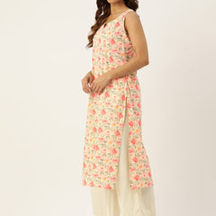 V-Neck Long Kurti