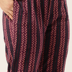 Straight Dupatta Sets - V-Neck, 3/4 Sleeves with Border Detailing, Elastic Waistband Pants with Pockets & Full-Length Dupatta (M-XXL)