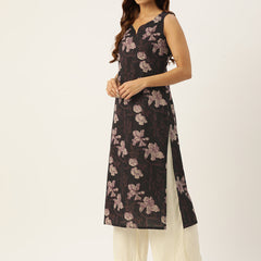 V-Neck Long Kurti