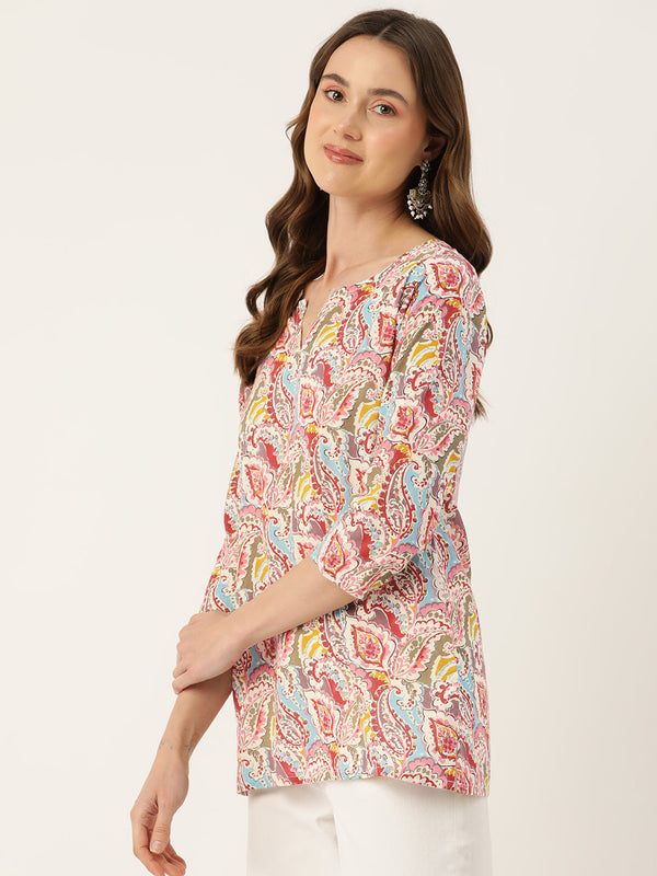 Feranoid Big V-Neck Kurti
