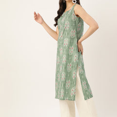 V-Neck Long Kurti