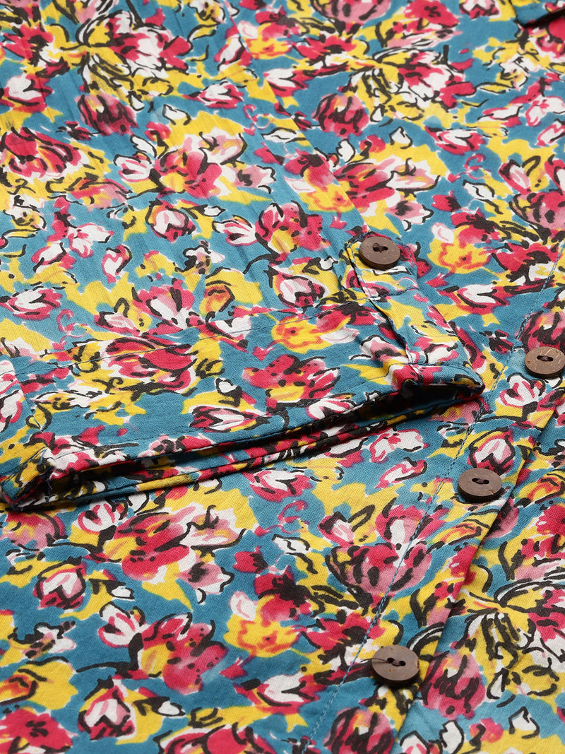 Versatile Collared Shirt with 3/4 Sleeves for Women – Elegant & Casual