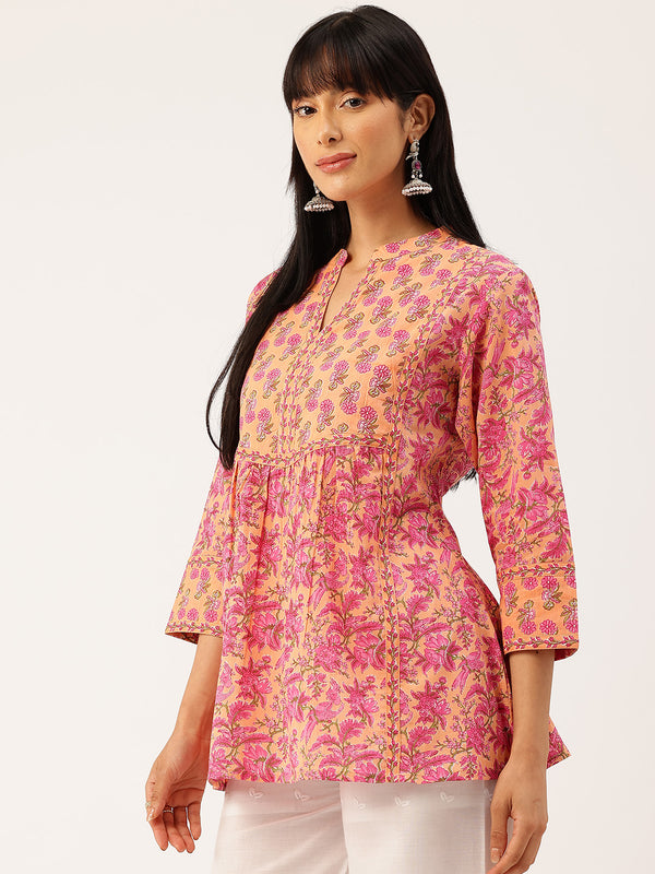 Sophisticated Mandarin Collar Tunic – Modern Elegance & All-Day Comfort, Sizes